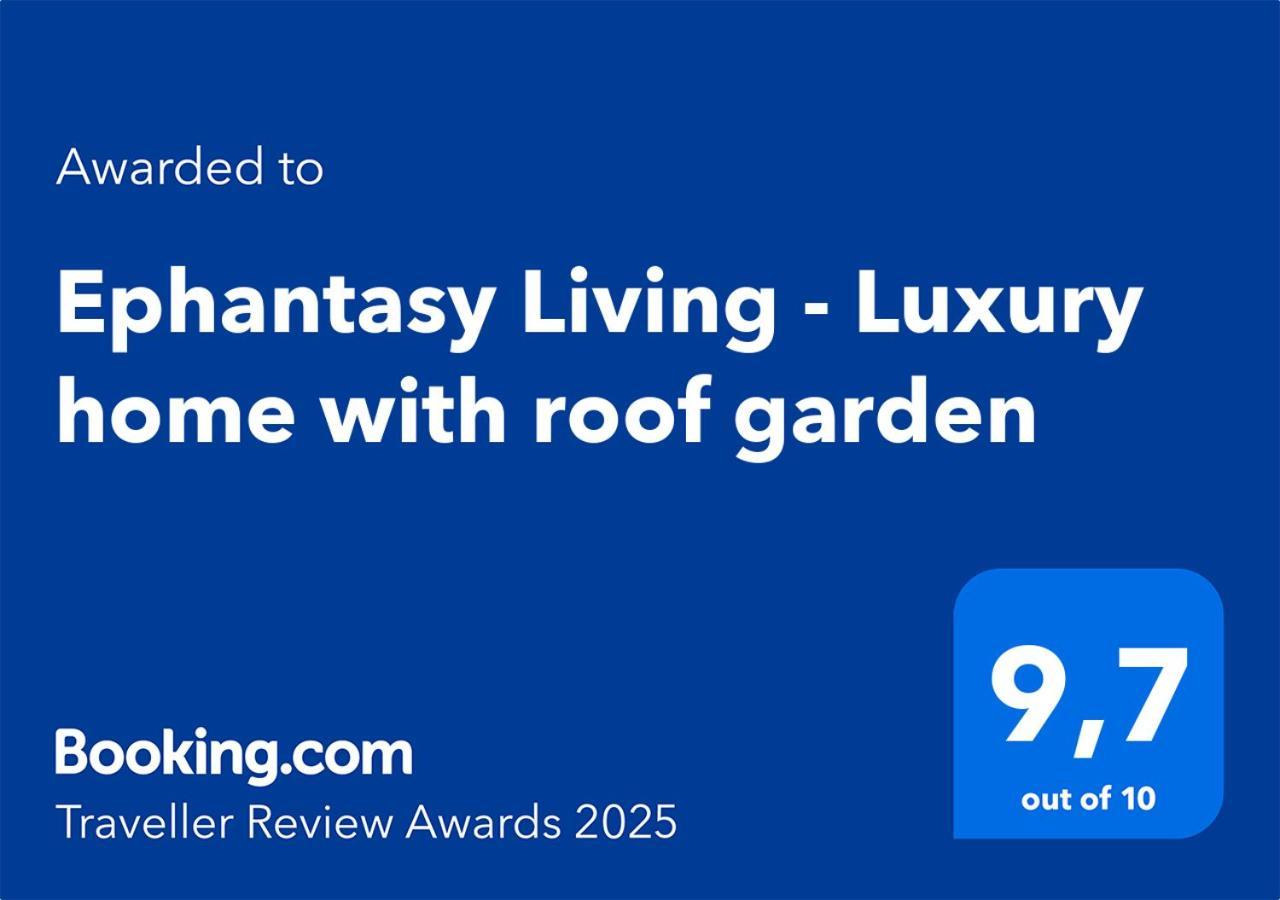 Ephantasy Living - Luxury Home With Roof Garden Kalamaki  Exterior photo